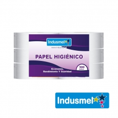 Papel Higinico Jumbo para Dispensador 300Mts.por 6 unidades