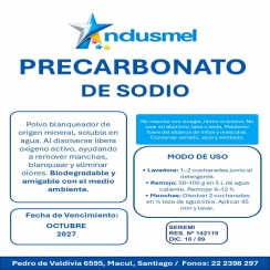 Precarbonato de Sodio 2 Kilos