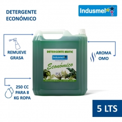 Detergente Lquido Econmico Indusmel 5 Litros